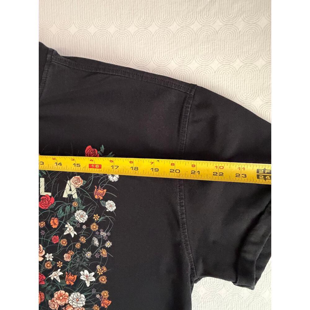 YOUNGLA Astro Affairs Astronaut Floral Men T-Shirt Tee Black Medium Graphic - Picture 6 of 10